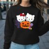 Dear Daniel Womens Hello Kitty Halloween Shirt Sweatshirt Sweatshirt