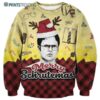 Dwight Schrute The Office Merry Schrutemas Christmas Ugly Christmas Sweater 2 2