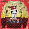 Dwight Schrute The Office Merry Schrutemas Christmas Ugly Christmas Sweater 3 3