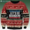 FJB Lets Go Brandon Ugly Christmas Sweater Merry Xmas 1 1