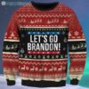 FJB Lets Go Brandon Ugly Christmas Sweater Merry Xmas 4 4