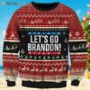 FJB Lets Go Brandon Ugly Christmas Sweater Merry Xmas 5 NEN2