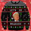 Funny FJB Let's Go Brandon Trump Let s Go Brandon Ugly Christmas Sweater 3 3