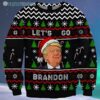 Funny FJB Let's Go Brandon Trump Let s Go Brandon Ugly Christmas Sweater 4 4