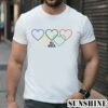 Heart Shaped Olympic Rings USA at Paris 2024 Shirt 1 TShirt 1