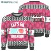 Lets Go Brandon Ugly Christmas Sweater 3D Merry Christmas Funny Gift 2 2