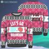 Lets Go Brandon Ugly Christmas Sweater 3D Merry Christmas Funny Gift 4 4