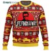 Life Finds A Way Jurassic Park Ugly Christmas Sweater 2 2