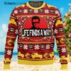 Life Finds A Way Jurassic Park Ugly Christmas Sweater 5 NEN2