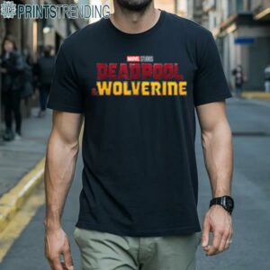 Marvel Studios Deadpool And Wolverine Official Movie Logo Shirt 1 Men Shirts 1