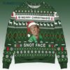 Merry Christmas Snot Face Drop Dead Fred Ugly Christmas Sweater 1 1