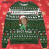 Merry Christmas Snot Face Drop Dead Fred Ugly Christmas Sweater 3 3