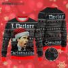 Michael Scott I Declare Christmasss The Office Ugly Christmas Sweater 3 3