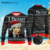 Michael Scott I Declare Christmasss The Office Ugly Christmas Sweater 5 NEN2