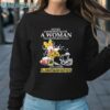 Mickey Mouse Never Underestimate A Woman Who Understands Football And Loves Iowa Hawkeyes Shirt Sweatshirt Sweatshirt