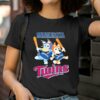 Minnesota Twins Bluey And Bingo Shirt 2 T Shirt