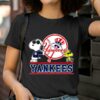 NY Yankees Cool Snoopy And Woodstock Shirt 2 T Shirt