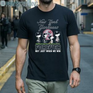 NY Yankees Snoopy Forever Not Just When We Win Shirt 1 Men Shirts