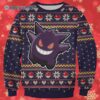 Pokemon Knitted Gengar Pokemon Ugly Christmas Sweater Merry Christmas 3 3