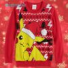 Pokemon Pikachu Santa Pokemon Ugly Christmas Sweater 3 3