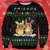 Pokemon Ugly Christmas Sweater Friends Pikachu And Eevee Funny Gift 3 3