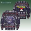 Pokemon Ugly Christmas Sweater Gengar Merry Christmas 1 1