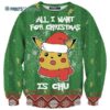 Pokemon Ugly Christmas Sweater Pikachu Pokemon All I Want For Christmas Is Chu 2 2