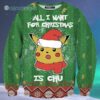 Pokemon Ugly Christmas Sweater Pikachu Pokemon All I Want For Christmas Is Chu 4 4