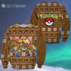 Pokemon Ugly Christmas Sweater Pokemon Dragonite Ugly Funny Gift For Fan 4 4