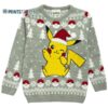 Pokemon Ugly Christmas Sweater Pokemon Womens Pikachu Santa Hat Knitted 2 2