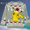 Pokemon Ugly Christmas Sweater Pokemon Womens Pikachu Santa Hat Knitted 4 4