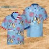 Red White Bluey Hawaiian Shirt Mens Hawaiian Hawaiian