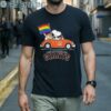 Snoopy And Woodstock Drives Car San Francisco Giants Pride Flag Shirt 1 Men Shirts