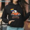 Snoopy And Woodstock Drives Car San Francisco Giants Pride Flag Shirt 3 Hoodie