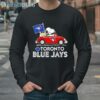 Snoopy And Woodstock Driving Car Toronto Blue Jays Shirt 4 Long Sleeve