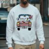 Snoopy Drivers Car With American Flag Shirt 4 sweatshirt