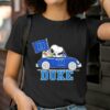 Snoopy Drives Car With Duke Blue Devils Flag shirt 2 T Shirt