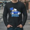 Snoopy Drives Car With Duke Blue Devils Flag shirt 4 Long Sleeve