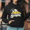 Snoopy Drives Car With Milwaukee Brewers Flag Shirt 3 Hoodie