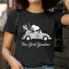 Snoopy Drives Car With New York Yankees Flag shirt 2 T Shirt