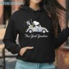 Snoopy Drives Car With New York Yankees Flag shirt 3 Hoodie