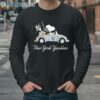 Snoopy Drives Car With New York Yankees Flag shirt 4 Long Sleeve