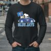 Snoopy Drives Car WithToronto Blue Jays Flag shirt 4 Long Sleeve