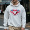 Snoopy Since 1776 USA Flag Heart Shirt 3 Hoodie