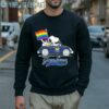 Snoopy and Woodstock Driving Car New York Yankees Pride Flag shirt 5 Sweatshirt