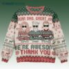 Thank You Dad Custom Name Ugly Christmas Sweater 1 1