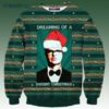 The Office Christmas Sweater Dreaming Of A Dwight Christmas Green Ugly Sweater 1 1