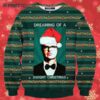 The Office Christmas Sweater Dreaming Of A Dwight Christmas Green Ugly Sweater 3 3