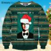 The Office Christmas Sweater Dreaming Of A Dwight Christmas Green Ugly Sweater 5 NEN2