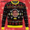 Well Happy Birthday Jesus The Office Ugly Christmas Sweater 3 3